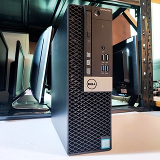 คอมพิวเตอร์มือสอง Dell Optiplex - CPU Core i5-7500@3.40GHz | SSD 128/256/512 GB | พร้อมเชื่อมต่อ WIFI 5 GHz. สภาพสวย A+