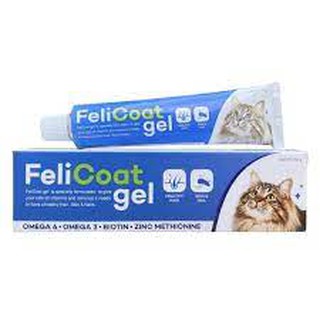 สินค้า FeliCoat gel 50g เจลอาหารเสริมบำรุงขนและผิวหนังแมว