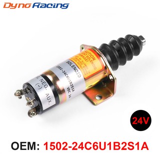 วาล์วโซลินอยด์ปิดเครื่อง SA-2944T 24V 1502-24C6U1B2S1A สําหรับ Woodward Cummins Lister Petter