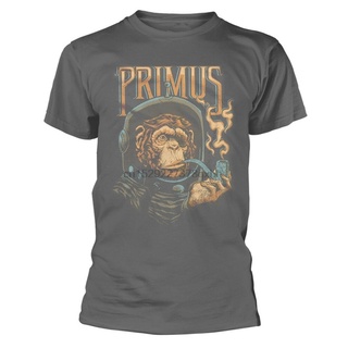 เสื้อยืดผ้าฝ้ายพิมพ์ลายขายดี เสื้อยืด พิมพ์ลาย Primus Astro Monkey ของแท้!