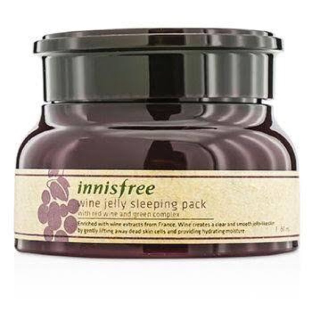 Preorder innisfree wine jelly sleeping pack 80ml Shopee Thailand