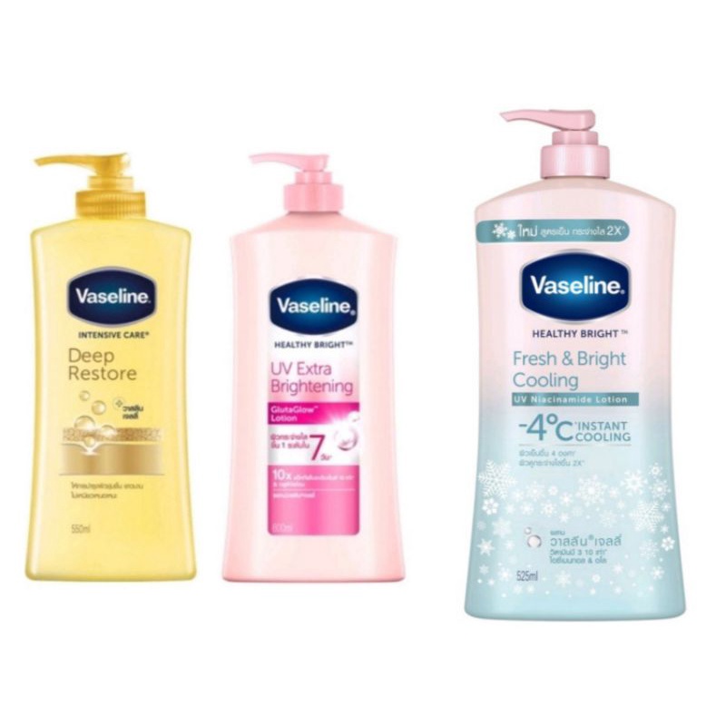 vaseline-โลชั่นบำรุงผิววาสลีน-ครีมบำรุงผิว-ขนาด-350-370-380-570-ml