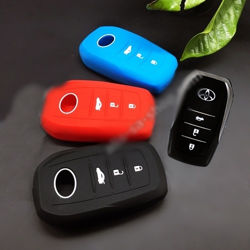 ปลอกซิลิโคน-หุ้มกุญแจรีโมทรถยนต์-toyota-hilux-revo-smart-key-กุญแจอัจฉริยะ-3-ปุ่ม