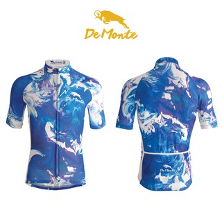 DeMonte Cycling เสื้อจักรยานผู้ชาย DE-019 เนื้อผ้า drymax pro ระบายอากาศดีมาก