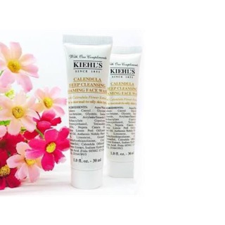 รูปภาพขนาดย่อของ️แท้ %ฉลากไทย ️ผลิต6/2022 ️30mL ️Kiehls Calendula Deep Cleansing Foaming Face Washลองเช็คราคา