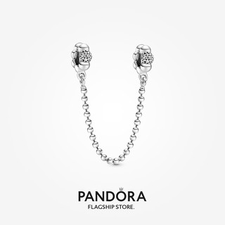 Pandora จี้ลูกปัด และโซ่ เพื่อความปลอดภัย สําหรับของขวัญวันเกิดผู้หญิง p825