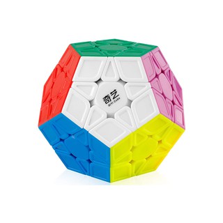 Qiyi Megaminx ลูกบาศก์ความเร็ว 3x3 3x3x3 Dodecahedron 12 ด้าน ไร้สติกเกอร์ Qiheng S