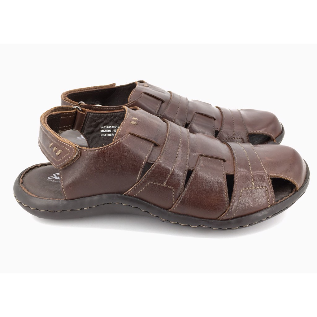 ภาพสินค้าSaramanda รุ่น 145124 Mason รองเท้าผู้ชายแบบรัดส้น หนังแท้ มี 2 สี จากร้าน saramanda_officialshop บน Shopee ภาพที่ 5