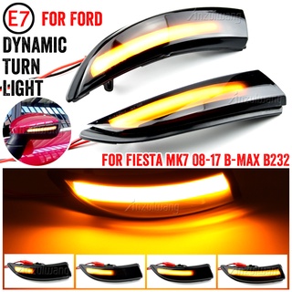 ไฟเลี้ยวไดนามิก LED ติดกระจกมองหลัง สําหรับ Ford Fiesta MK7 2008-2017 B-MAX B232