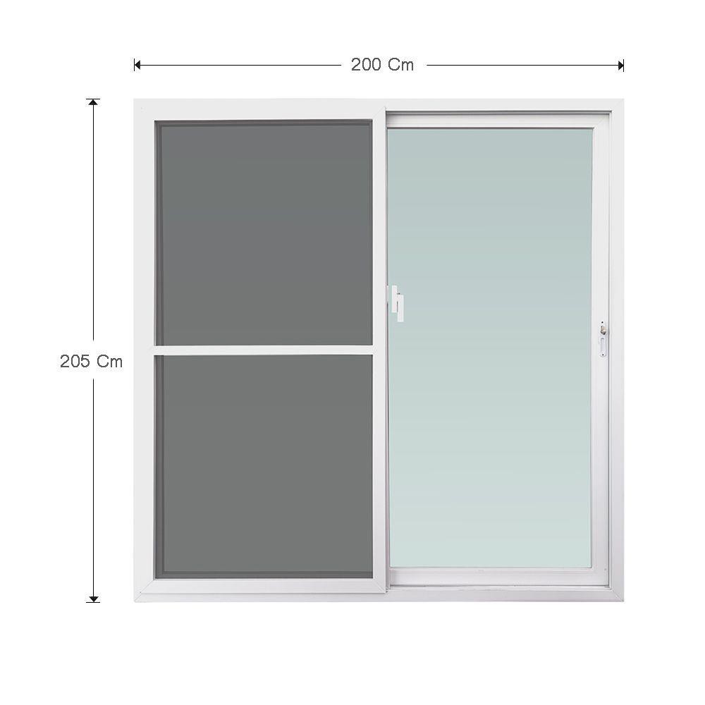 upvc-door-door-upvc-azle-s-s-200x205cm-white-door-frame-door-window-ประตู-upvc-ประตู-upvc-azle-s-s-มุ้ง-200x205-ซม-สีข