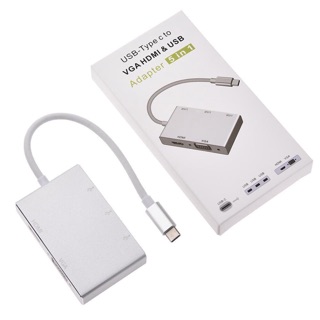 5 in 1 USB 3.0 Type-C to VGA HDMI &amp; USB Adapter