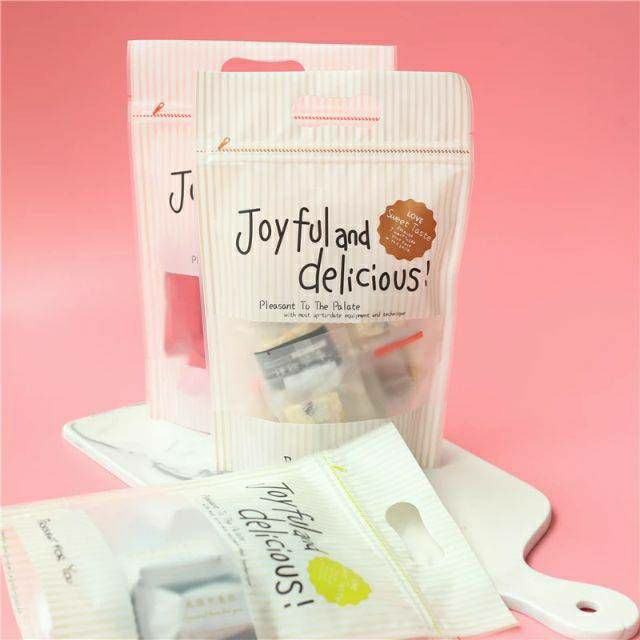 ถุงซิปล็อค-ถุงขนมซิปล็อค-ลายทาง-joufuland-delicious-48-50-ใบ-แพค