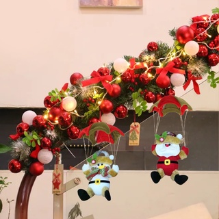 ตุ๊กตาหิมะ กวางเอลก์ ผ้าสักหลาด น่ารัก สร้างสรรค์ สําหรับแขวนตกแต่งบ้าน ต้นคริสต์มาส