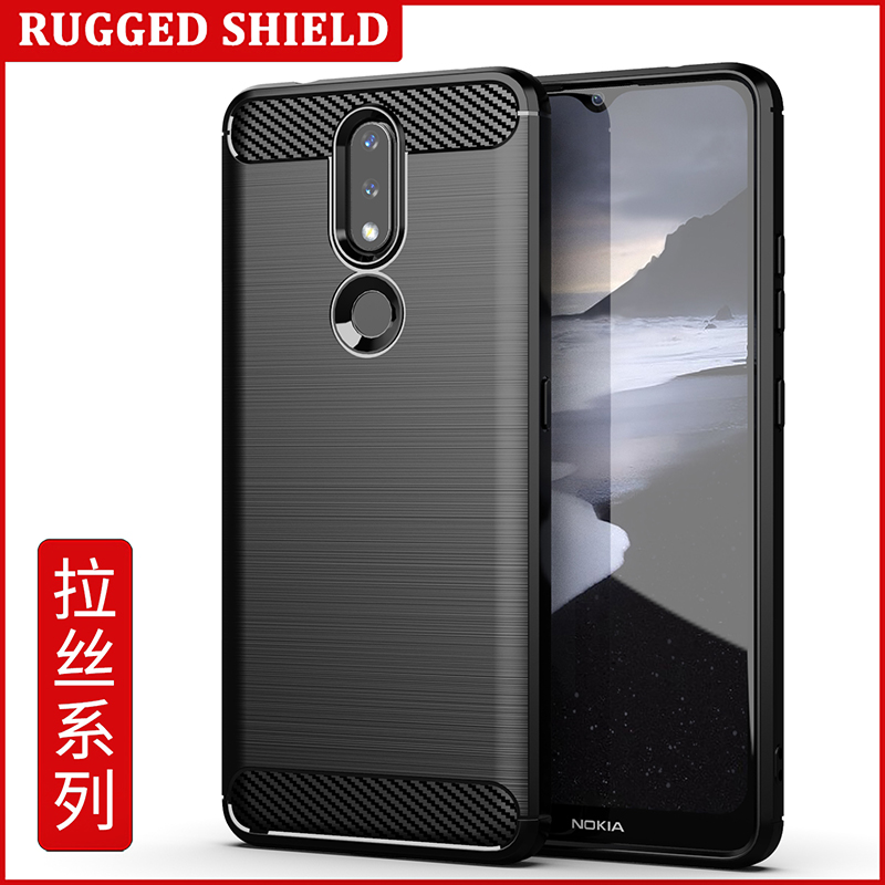 RUGGED SHIELD Nokia 2.4 3.4 3.2 5.4 5.1 Plus 4.2 5.3 Nokia คาร์บอนไฟ ...