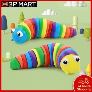 Bp MART Fidget Slug ของเล่นประสาทสัมผัส เด็ก รุ้ง บิด หนอนผีเสื้อ บรรเทาความเครียด ของเล่นป้องกันความวิตกกังวล ของเล่นประสาทสัมผัส สําหรับเด็ก ผู้ใหญ่