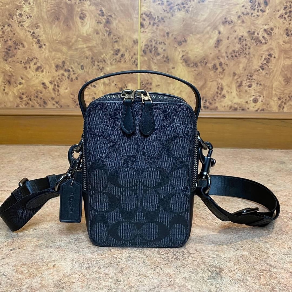 COACH TOP HANDLE CROSSBODY IN SIGNATURE CANVAS ( coach c3146 ) Shopee