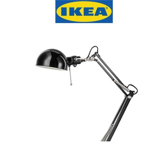 IKEA อิเกีย FORSÅ โคมไฟตั้งโต๊ะ หลอดไฟ LED E14