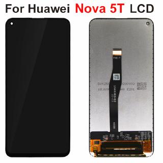 หน้าจอแสดงผลสัมผัสดิจิทัล LCD สําหรับ Huawei Nova 5T YAL-L21 YAL-L61A YAL-L61 YAL-Y71