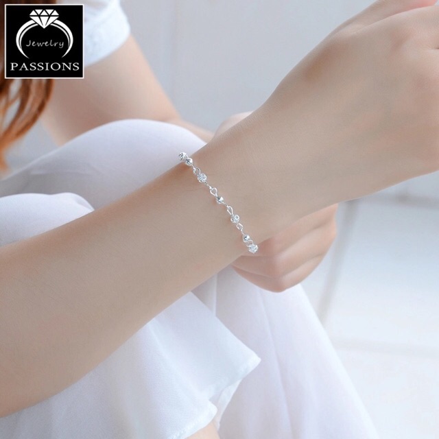 ราคาและรีวิวสร้อยข้อมือเงินแท้ 925   SL03