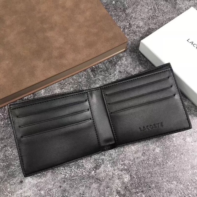 lacoste-wallet-กระเป๋าสตางค์แบบพับ2ตอน