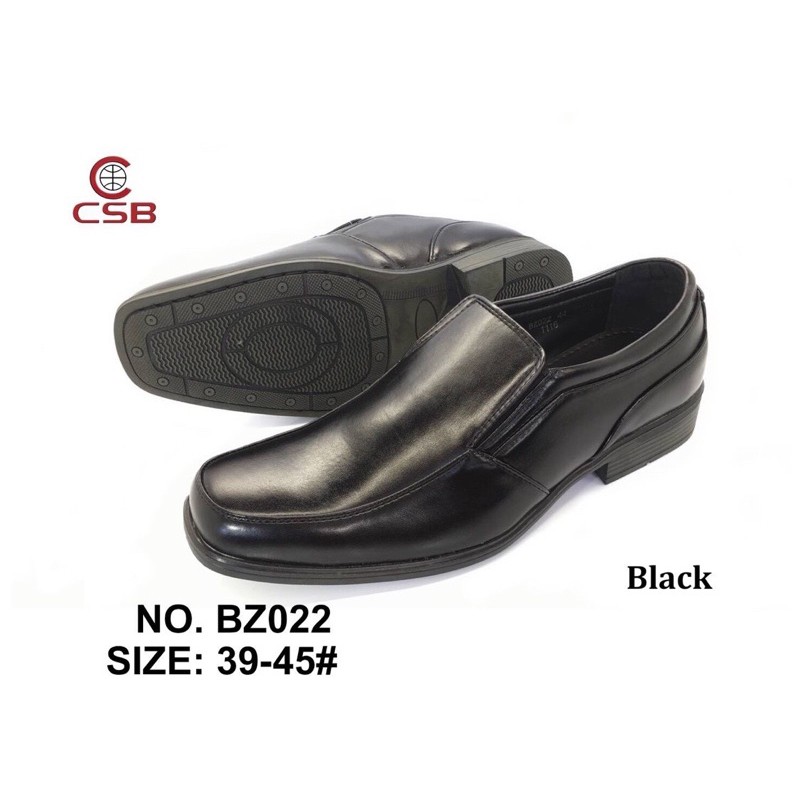ราคาและรีวิว(ใส่โค้สNPSH3435) รองเท้าคัทชู BZ022 รองเท้าหนังขัดมัน ยี่ห้อ CSB (ซีเอสบี)