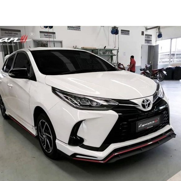 หล่อจัดๆ-ชุดแต่งสเกิร์ต-สปอยเลอร์-yaris-2020-2021-lycan