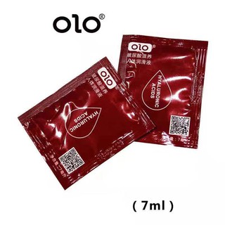 สินค้า OLO กระเป๋า 7ML น้ำมันหล่อลื่นผลิตภัณฑ์สำหรับผู้ใหญ่สนุกหล่อลื่นน้ำมันกรดไฮยาลูโรนิกที่ละลายในน้ำ