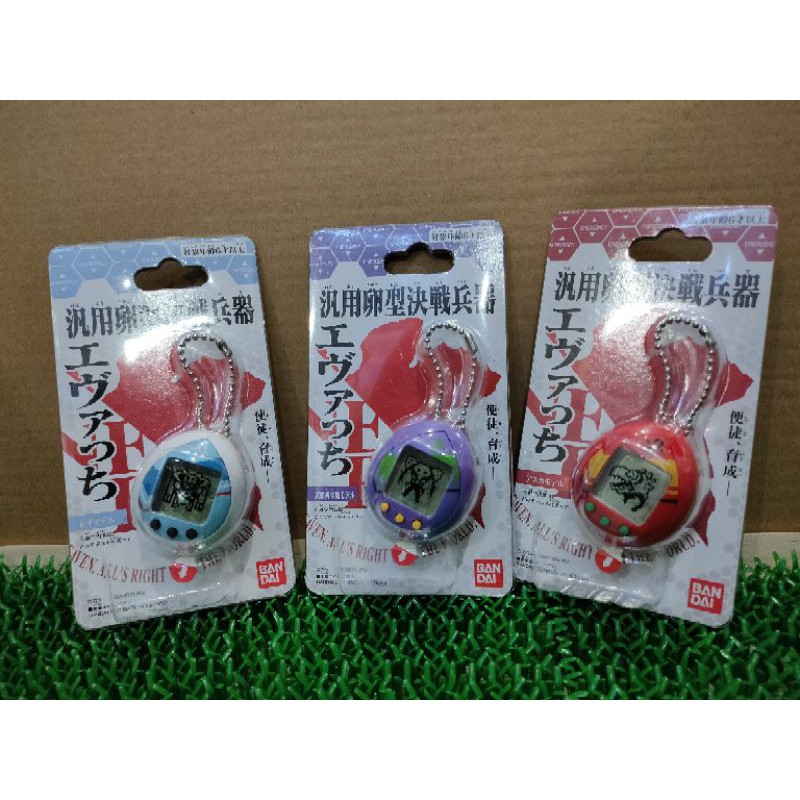 BANDAI Tamagotchi x Evangelion Evatchi EVA-00/01/02 All 3 model set