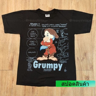 GRUMPY SNOW WHITE CARTOON เสื้อลายการ์ตูน เสื้อวง เสื้อทัวร์