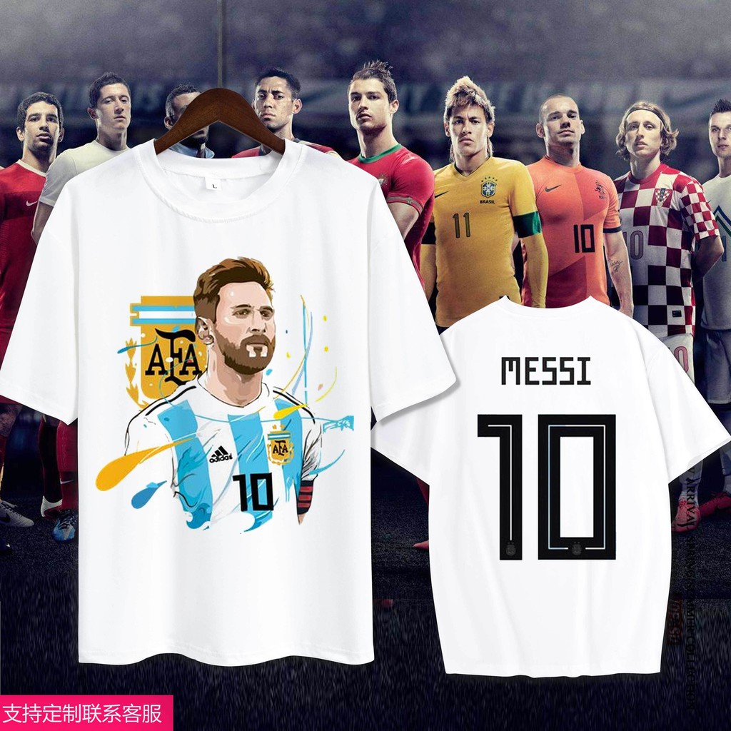 ronaldo-รอบเดียวกันเสื้อผ้า-neymar-messi-custom-jersey-ฟุตบอลแขนสั้นเสื้อยืดนักเรียนชายเสื้อกีฬา