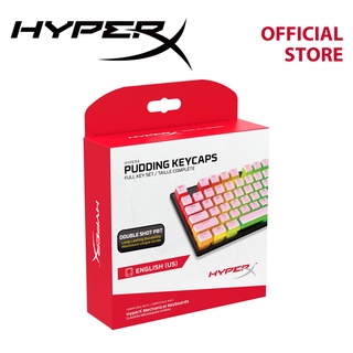 HyperX Pudding Keycaps Pink (PBT, US Layout)(644H7AA#ABA)