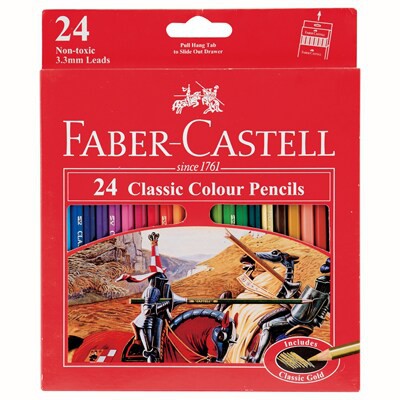ภาพหน้าปกสินค้า(KTS)ดินสอสีไม้ Faber-Castell 24 สี - อัศวิน จากร้าน www.kts.in.th บน Shopee