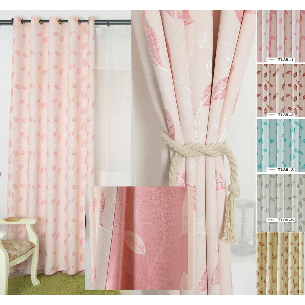 curtain-design-ผ้าม่านประตู-ผ้าม่านหน้าต่าง-กันแสงได้-50-60-มีหลายสี-ขนาดให้เลือก-tl35