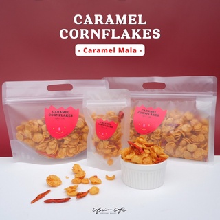 คอนเฟลกคาราเมล รสคาราเมลหมาล่าพริกทอด หวานน้อยกรอบอร่อย สดใหม่ทุกออเดอร์ | Caramel Mala Cornflakes
