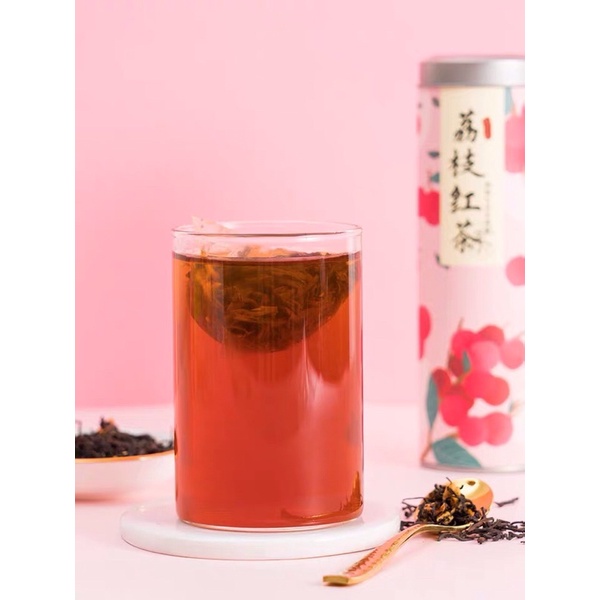 ภาพสินค้าชาแดงลิ้นจี่ 10 ซอง Lychee tea ชาแดง ลิ้นจี่ ชาผลไม้ Two Tone Tea จากร้าน twotoneteashop บน Shopee ภาพที่ 4