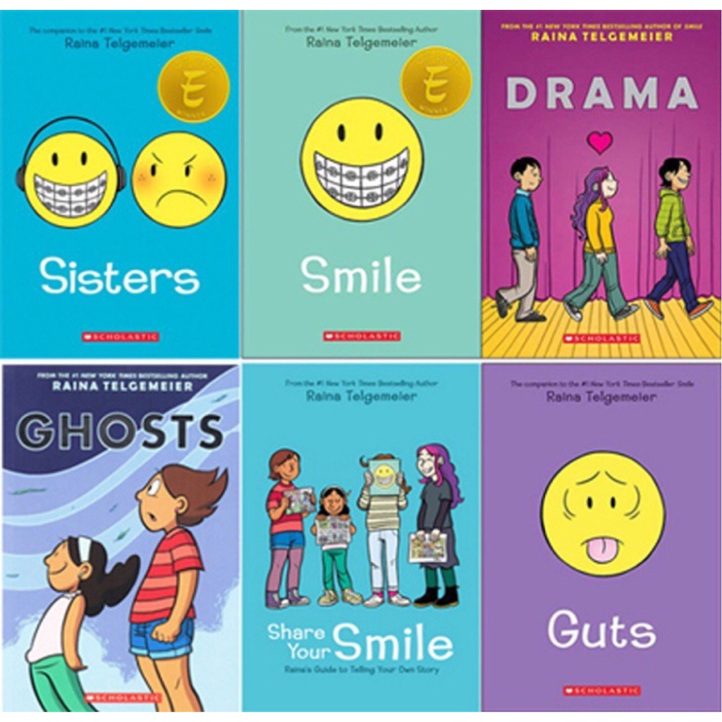 พร้อมส่งค่ะ!! รวมหนังสือของ Raina Telgemeier ชุด 6 เล่ม | Shopee Thailand