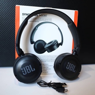 JBL หูฟังบลูทูธ รุ่น 450BT หูฟังครอบ ⭐️เชื่อม Bluetooth ได้ หูฟัง หูฟังไร้สาย headphones รับสายโทรศัพท์ Play/Pause,