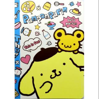 สมุดโน้ต Pompompurin ลายลิขสิทธิ์แท้จาก SANRIO สีสันสดใส สวยน่ารักมากค่ะ