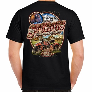 [S-5XL] เสื้อยืด ลาย Sturgis Motorcycle Rally สไตล์วินเทจ คลาสสิก 2022