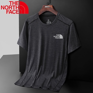 สินค้า The North Face เสื้อยืดแขนสั้น ผ้าเรยอน แบบแห้งเร็ว ลาย The North Face เหมาะกับการเล่นบาสเก็ตบอล ฟิตเนส แฟชั่นฤดูใบไม้ผลิ สําหรับผู้ชาย ไซซ์ M - 8xl