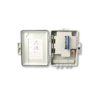 LINK รุ่น UF-4225A-UPC  Outdoor 16 SC/UPC F.O Glass Fiber Terminal Box (w/16 adapter &amp; pigtail )[H375 x W285 x D100]