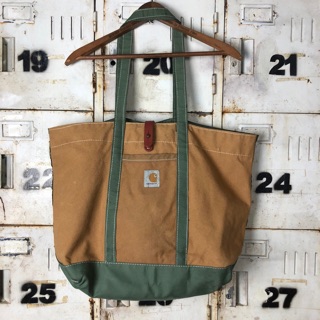 Tote Bag Canvas Carhartt กระเป๋าสะพายข้าง สีน้ำตาล