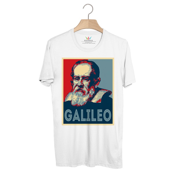 bp369-เสื้อยืด-นักฟิสิกส์-galileo-galilei