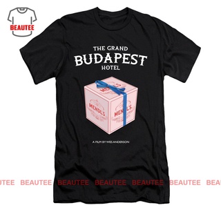 เสื้อยืด พิมพ์ลายโปสเตอร์ภาพยนตร์ The Grand Budapest Hotel Alternative สําหรับผู้ชาย