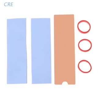 CRE  Cooling Copper Sheet M.2 Heatsink NVME Heat Sink NGFF M.2 2280 Thermal Conductivity Silicone Wafer Cooling Fan Cooler