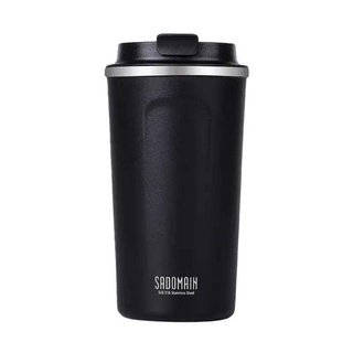 Sadomain coffee mug แก้วกาแฟสแตนเลสเก็บอุหภูมิ ขนาด 510ml แก้วกาแฟ แก้วกาแฟสแตนเลส เก็บอุณหภูมิได้นาน4-8 ช.ม กระบอกน้ำ