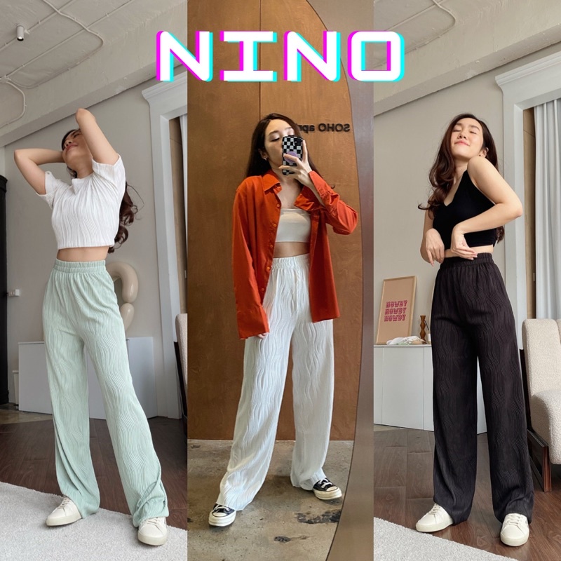 nino-กางเกงขายาว-ทรงกระบอก