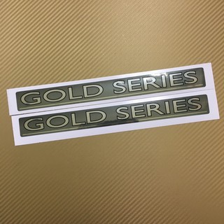 สติ๊กเกอร์ GOLD SERIES ติดข้าง ISUZU งานฟอย ราคาต่อชุด มี 2 ชิ้น