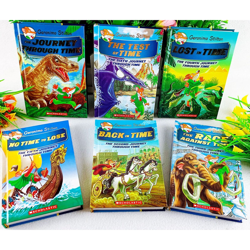พร้อมส่ง-ชุด-6-7เล่ม-geronimo-stilton-journey-through-time-series-6-books-ปกแข็ง-กระดาษมันอย่างดี-จาก-scholastic