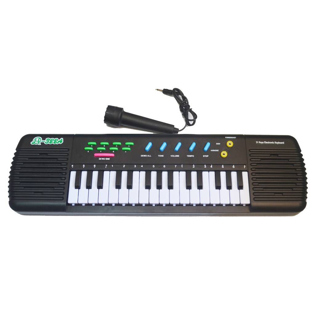 electronic-keyboard-คีย์บอร์ดของเล่น-ออแกนมีไมค์-เปียโนเด็ก-พร้อมไมโครโฟน-คีย์บอร์ดไฟฟ้าเด็ก-ty175